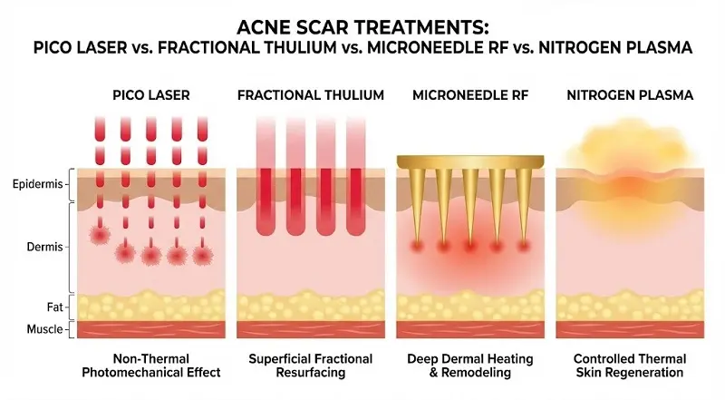 รักษาหลุมสิวด้วยนวัตกรรมหลายระดับชั้น พร้อมผลลัพธ์ที่น่าพอใจ