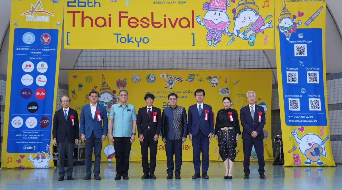 ททท. รุกตลาดญี่ปุ่น ผ่านพลัง Thai Pop Culture ในงาน Thai Festival Tokyo 2026