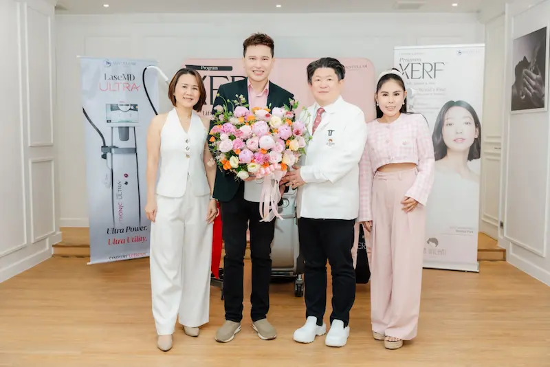 AESLA ส่งมอบนวัตกรรม XERF และ LaseMD Ultra พร้อมมอบป้าย Center of Excellence for Clinical Innovation แด่ Dr.Wichai Clinic ตอกย้ำการยกระดับวงการแพทย์ความงามไทย