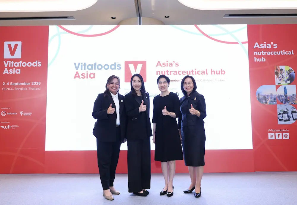 Vitafoods Asia 2026 ตัวเร่งอุตสาหกรรมสารสกัดไทย ชูงานวิจัย – เครือข่ายโลก สร้างมูลค่าเศรษฐกิจใหม่ ขานรับตลาดโภชนาการสุขภาพโลกโตทะลุล้านล้านดอลลาร์